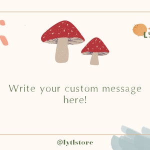 Add your personalized message here for your gift orders!
