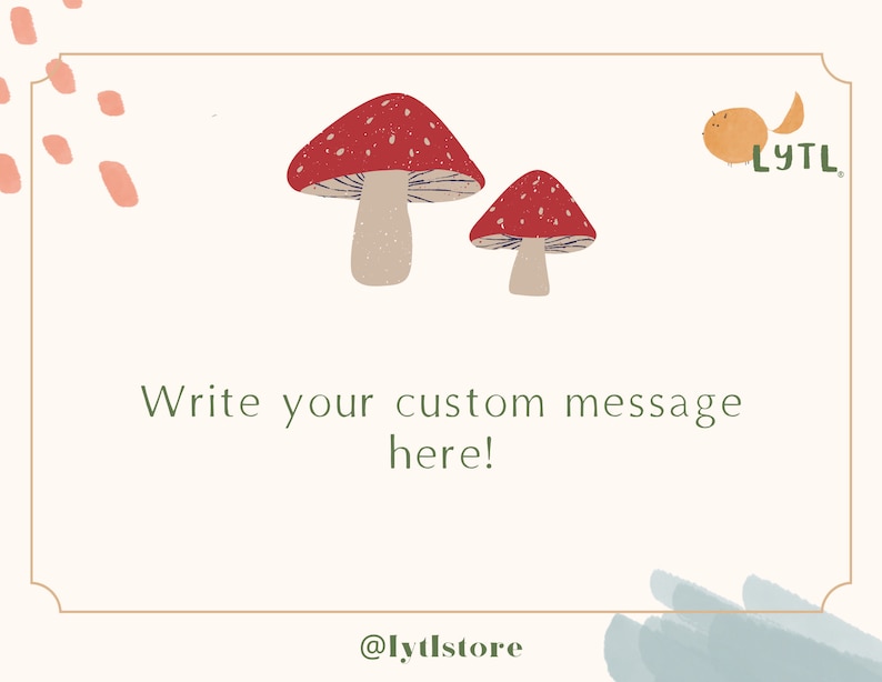 Add your personalized message here for your gift orders!