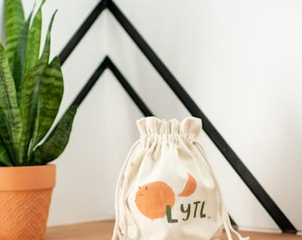 Canvas Drawstring Toy Bag