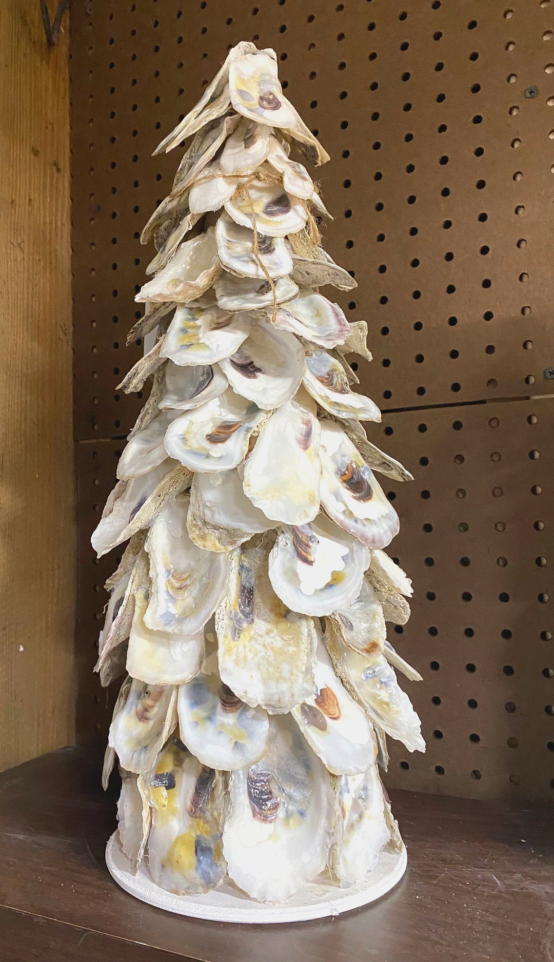 Natural Oyster Shell Trees Etsy