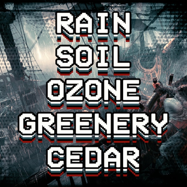 Downpour - Perfume Oil - Petrichor inspired - Video Game Rain