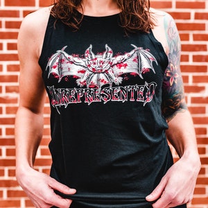 Blood Bat Racerback Ladies Tank