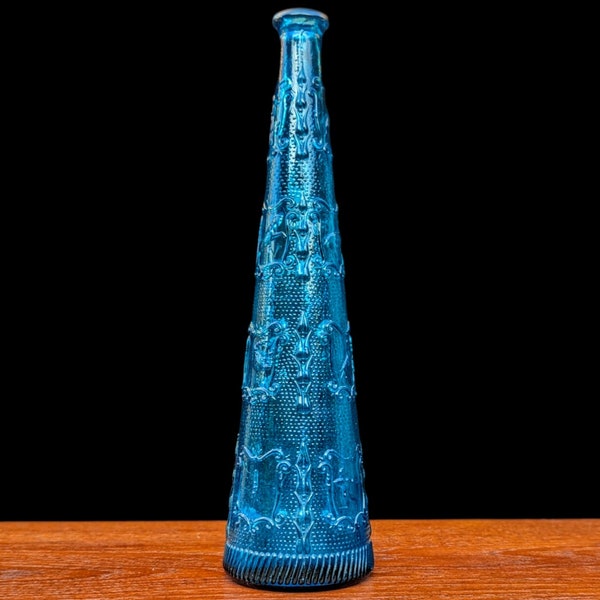 Empoli genie bottle. Blue zodiac design