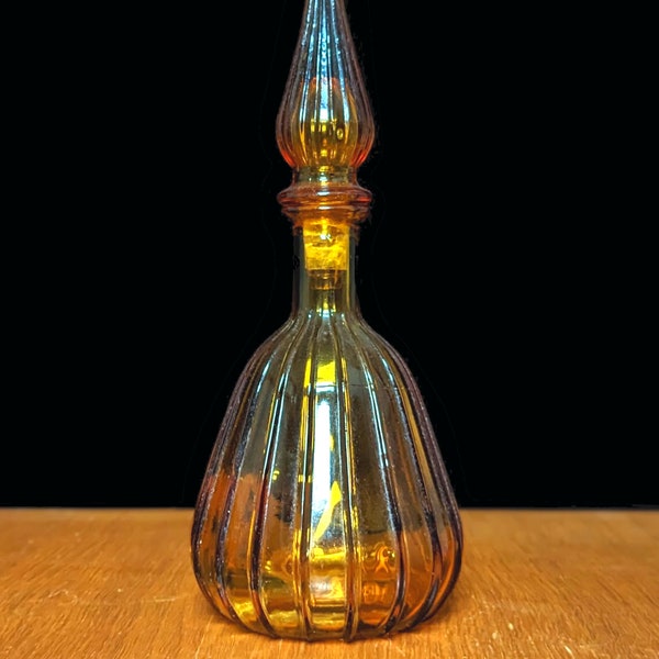 Empoli genie bottle. Amber