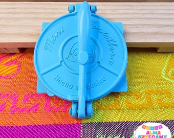 Blaue Mini Tortilla Maker: Mexikanische Küche Dekor