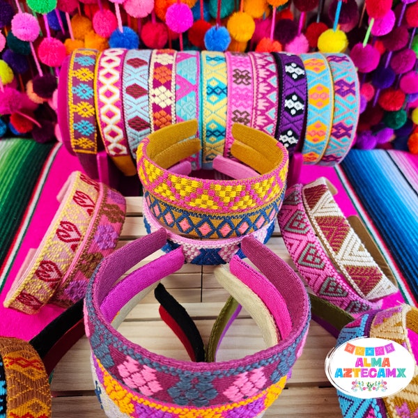 Mexican Artisanal Embroidered Headband / Diadema Bordada Mexicana