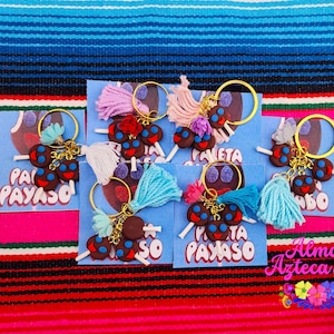 Mexican Food Paleta Clay Keychain - Cold Porcelain Clay Keychain - Handmade In Mexico - Llavero Mexicano