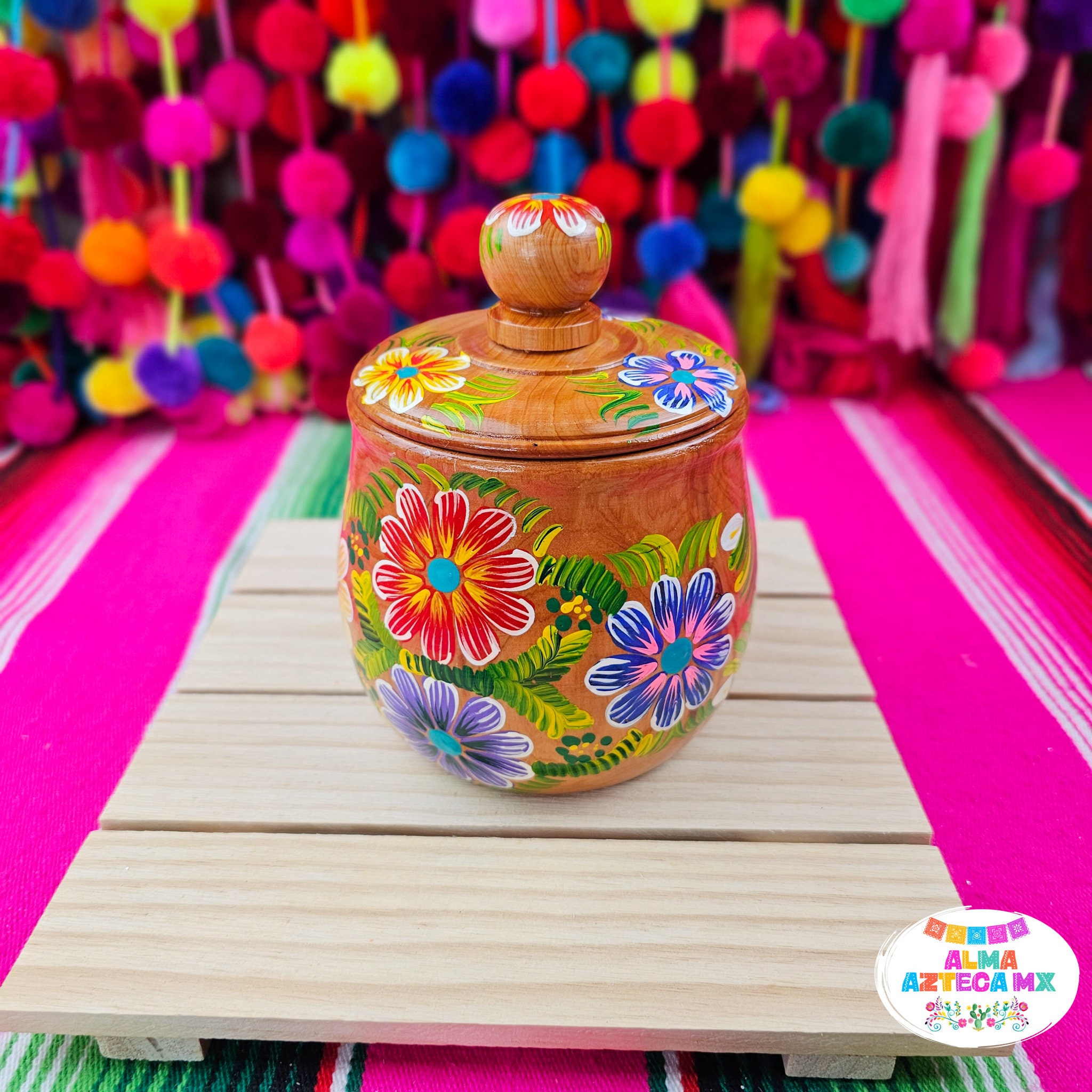 Handpainted Wooden Kitchen Accessories / Cocina Mexicana / Mexican