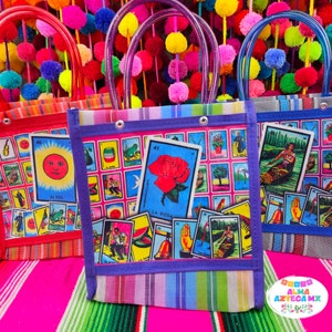 Torba Loteria Mercado / Torba Nopal Cactus / Meksykańska torba na zakupy Fiesta Goodie Bags Mesh Purse