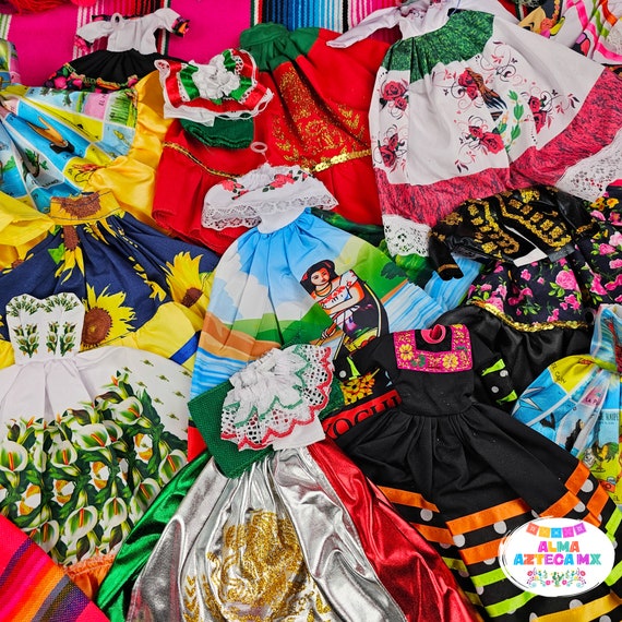 Mexican doll dress discount