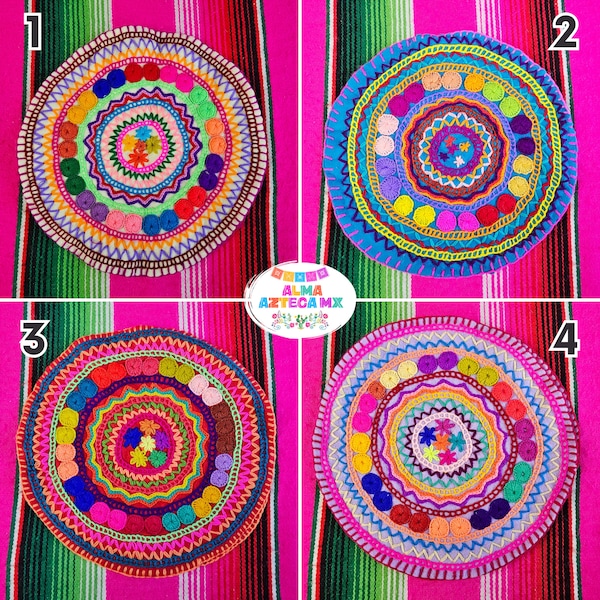Colorful Patterns Mexican Tortilla Warmer / Tortillero Mexicano Hecho a Mano / Mexican Style Kitchen Accessories
