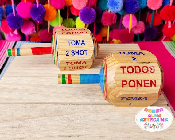 Mexican Pirinola Toma Todo Pirinola Mexican Spining Top Game