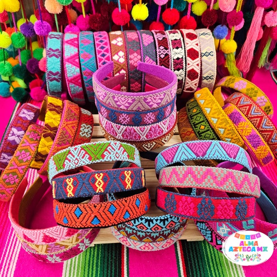 Mexican Artisanal Embroidered Headband / Diadema Bordada  display picture 2