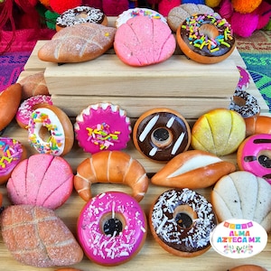 Mini Pan Dulce Fridge Magnet: Pane dolce messicano Imanes