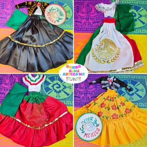 Abiti per bambole Mariachi / Abito per bambole messicane / Vestidos Mexicanos para Muñecas
