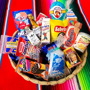 Set of 10 Mini Food Mexican Fridge Magnets Assorted Imanes Mexicanos / Cute Miniature Food