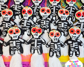 Dà de los Muertos Dekorationen | Skelett Quasten | Halloween-mexikanische Fiesta-Dekor