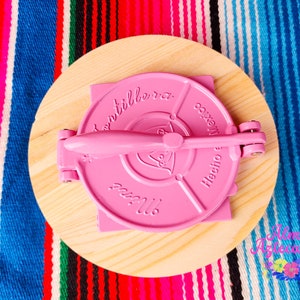 Pink Mini Mexican Tortilla Maker - Tortilladora - Tortilla Press - Mexican Style Kitchen