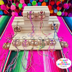 Mexican Leather Keychain /Handmade In Mexico Llavero Mexicano