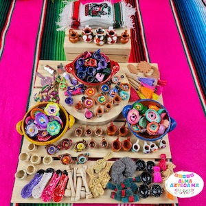 Mini Mexicaanse Ofrenda Clay Cazuelitas Supplies / Trastecitos de Barro / Miniaturas para Altar / Clay Miniaturen