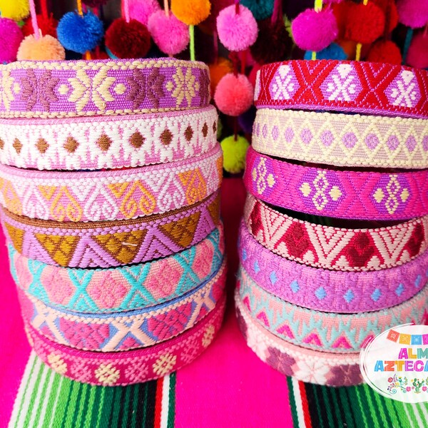 Mexican Artisanal Embroidered Headband - Diadema Bordada Mexicana - Colorful Headband