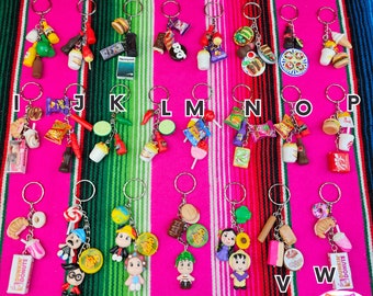 Mexican Food Mini Keychain Handmade In Mexico Llavero Mexicano