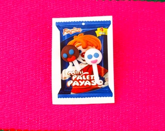 Handmade Mexican Earrings Paleta Payaso Aretes Mexicanos Handmade Jewelry Mexico Gift Artesanias Mexican Party Fiesta