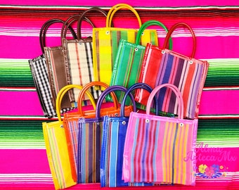 Mercado Bag Mexican Shopping Market Bag Fiesta Goodie Bags Mesh Purse