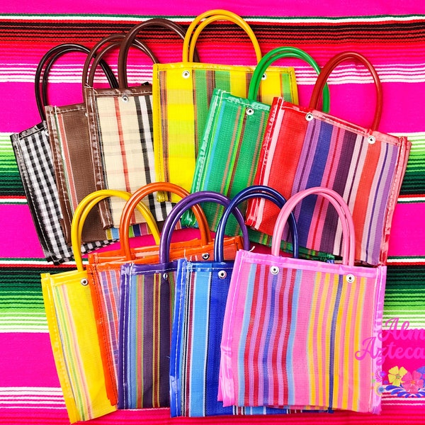 Mercado Bag Mexican Shopping Market Bag Fiesta Goodie Bags Mesh Purse