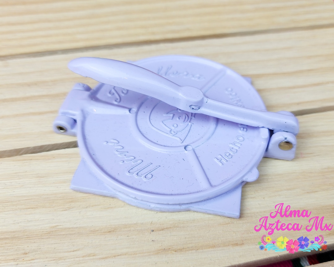 Mini prensa para tortillas de lavanda: decoración de cocina mexicana  (tortillas de 7,6 cm) España
