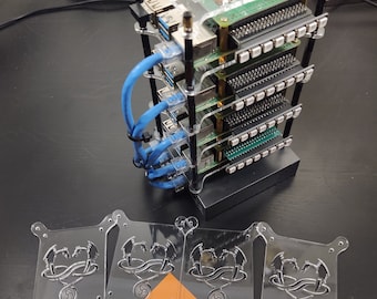 Lot de 3 couches de boîtier acrylique transparent Orange Pi - SPÉCIAL