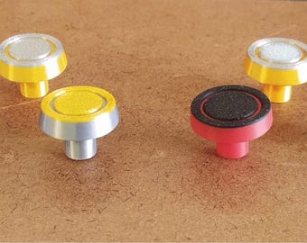 Boutons de meuble / poignées multicolores - Lot de 4 - Plusieurs couleurs !