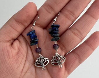 Winter Lotus Earrings