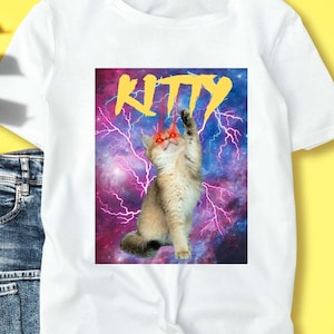 Lightning new arrivals cat shirt