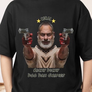Cursed Ricky Dicky Doo Dah Grimes Shirt | The Walking Dead Shirt | Funny Rick Grimes T-Shirt | TWD Meme Shirt