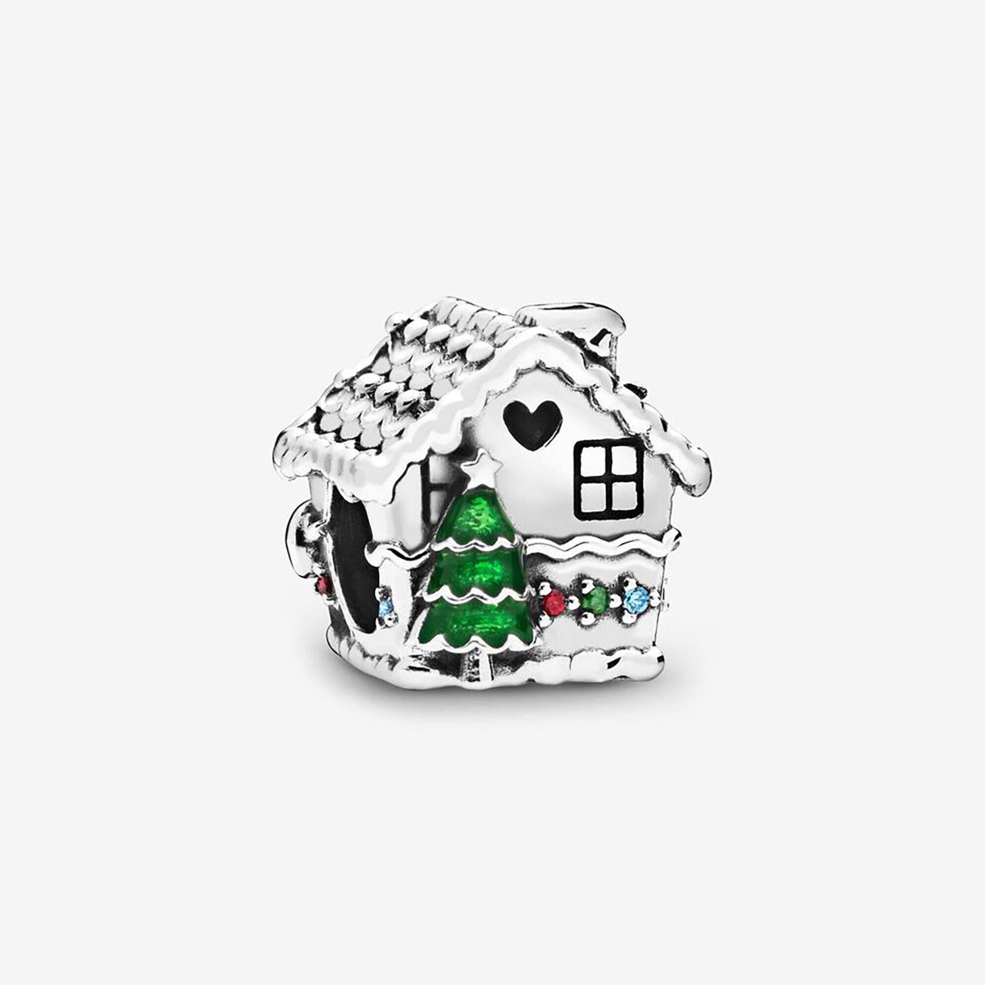 Gingerbread House Charm Sterling Charm - Etsy