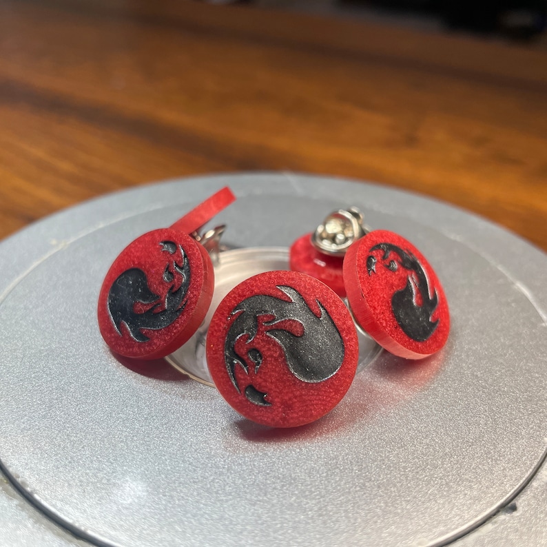 3D PRINTED MASTERS - Magic the Gathering Pin Token - Unpolished Resin ...
