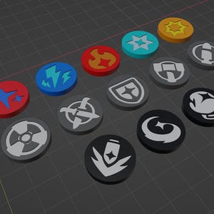 デジタルSTLファイル - Zenless Zone Zero Pinトークン - 3Dプリント