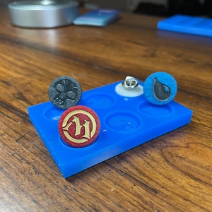 SILICONE MOLD - Magic the Gathering Pin Token Mold - Handmade Silicone Mold - MTG Mana Symbol - Epoxy Resin - tcg
