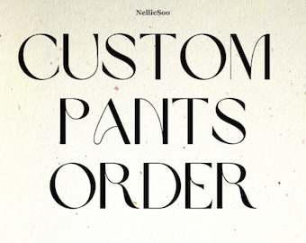 Custom Toddler Pants: Loose Fit Organic Cotton Knee Patch