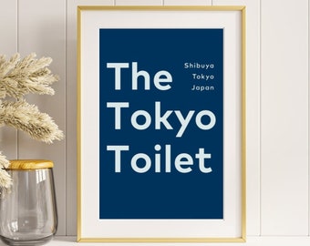 le stampe della toilette di Tokyo, poster della toilette di Tokyo, stampa del film sulla toilette di Tokyo, stampe a tema cinematografico, merchandising cinematografico, poster del film, design giapponese