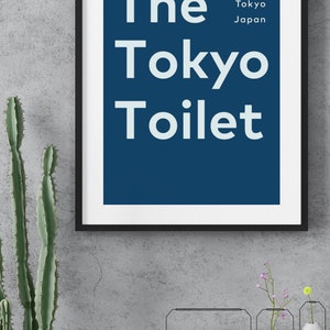 le stampe della toilette di Tokyo, poster della toilette di Tokyo, stampa del film sulla toilette di Tokyo, stampe a tema cinematografico, merchandising cinematografico, poster del film, design giapponese immagine 3