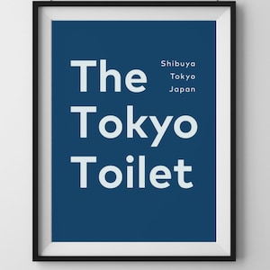 le stampe della toilette di Tokyo, poster della toilette di Tokyo, stampa del film sulla toilette di Tokyo, stampe a tema cinematografico, merchandising cinematografico, poster del film, design giapponese immagine 2