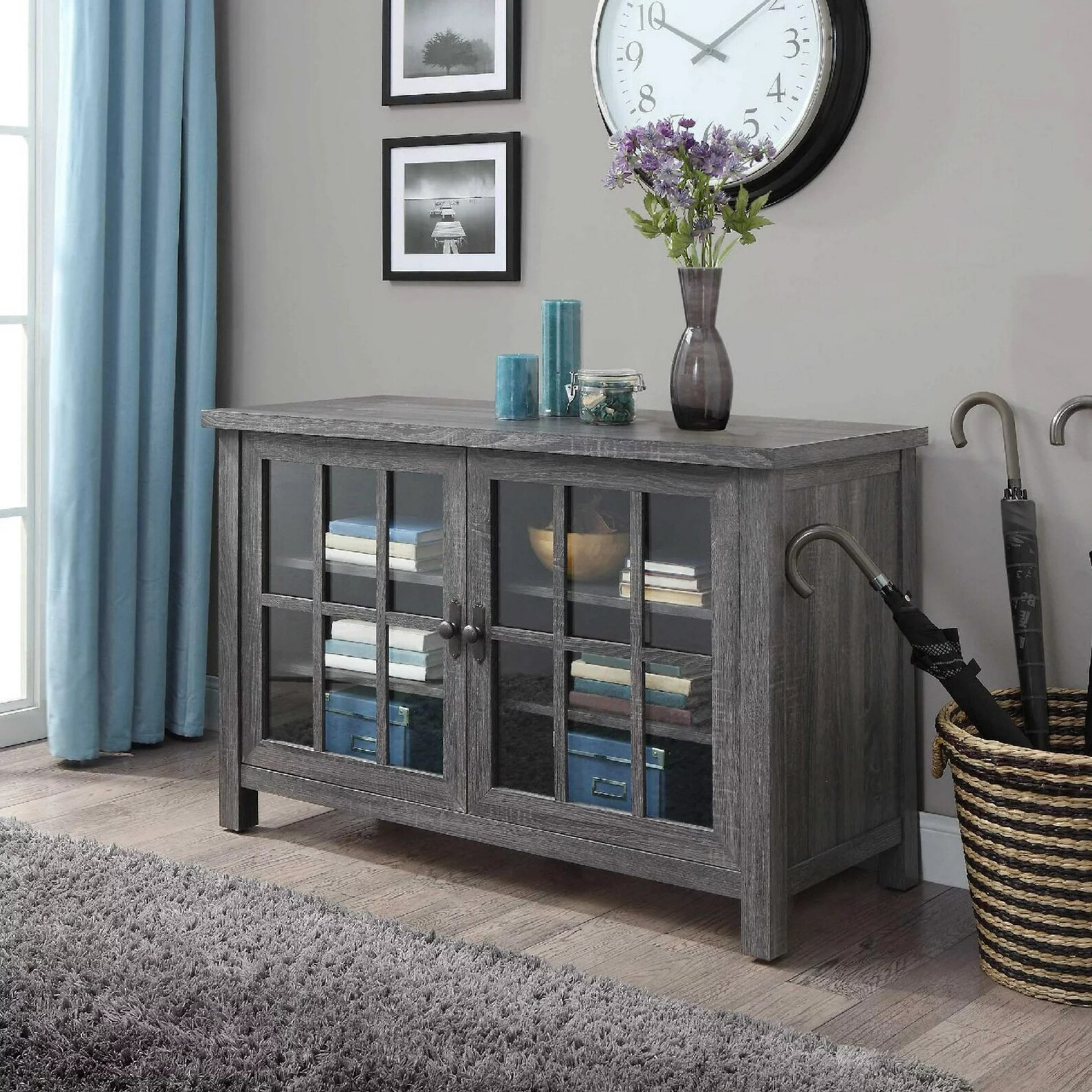 Better Homes & Gardens Oxford Square TV Stand for Tvs up to Etsy