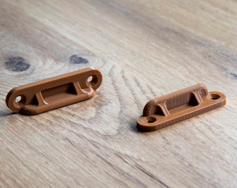 Reinforced push-button lock latch - Motorhome and Caravan