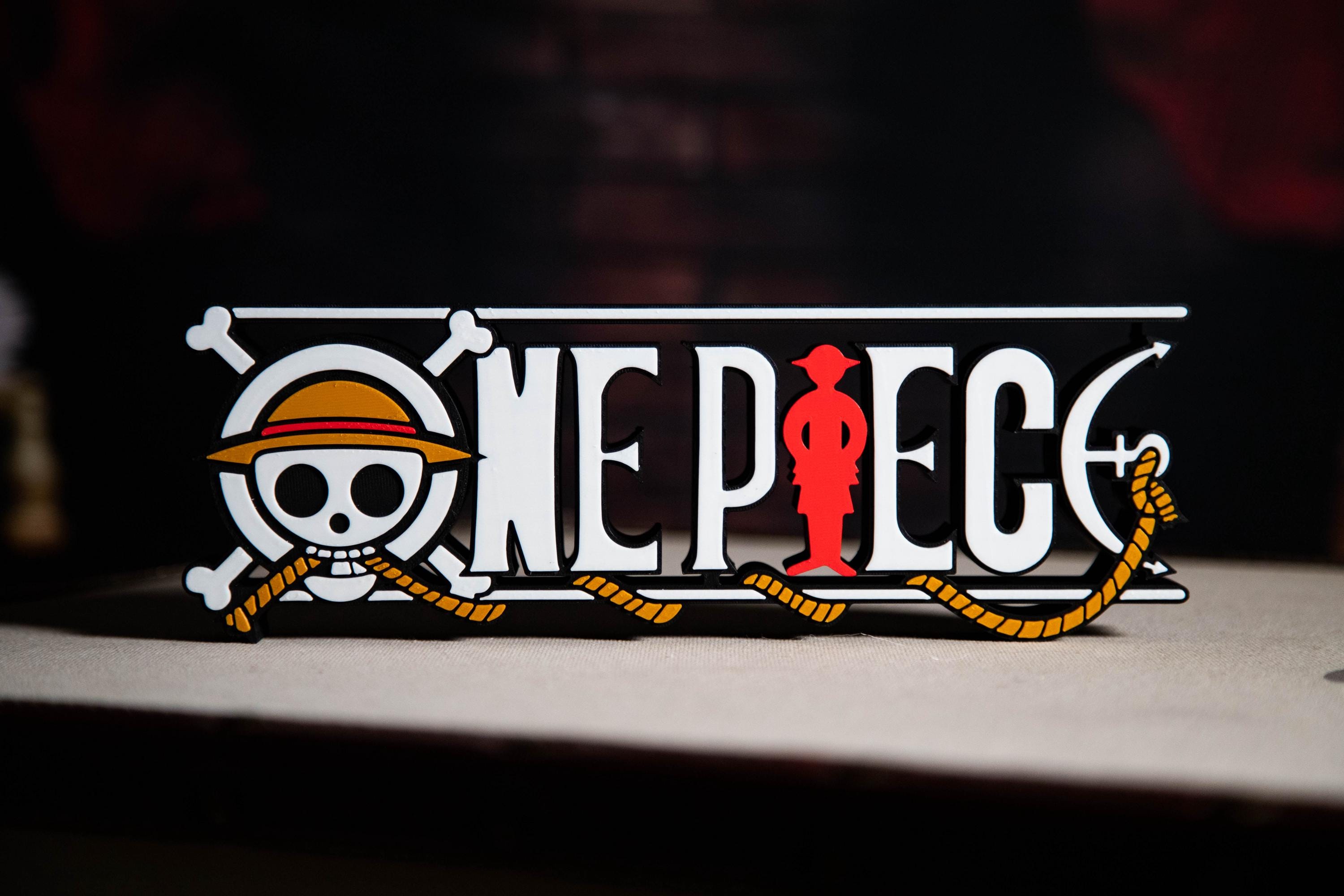 ONE PIECE Wall Decoration Logo to Place or Hang Luffy Decoration