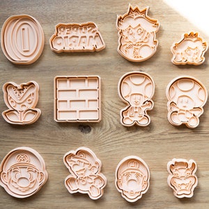 Super Mario Bros Ausstechformen Los 12 Ausstechformen Mario Luigi Peach Toad Bowser Daisy