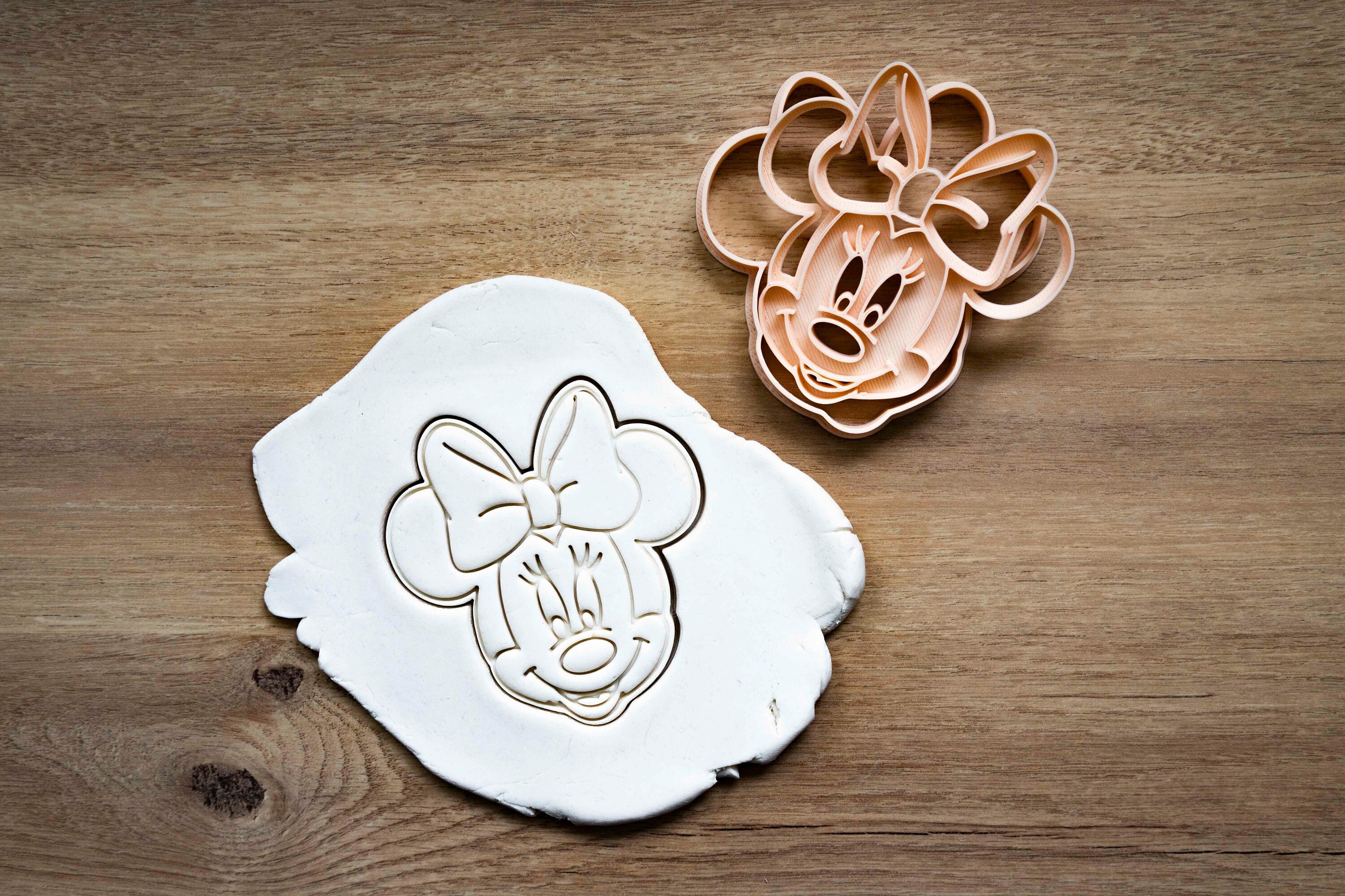Moule Mickey Mouse En Métal Avec Poignée Bois - Pour Crêpes, Biscuits, œufs