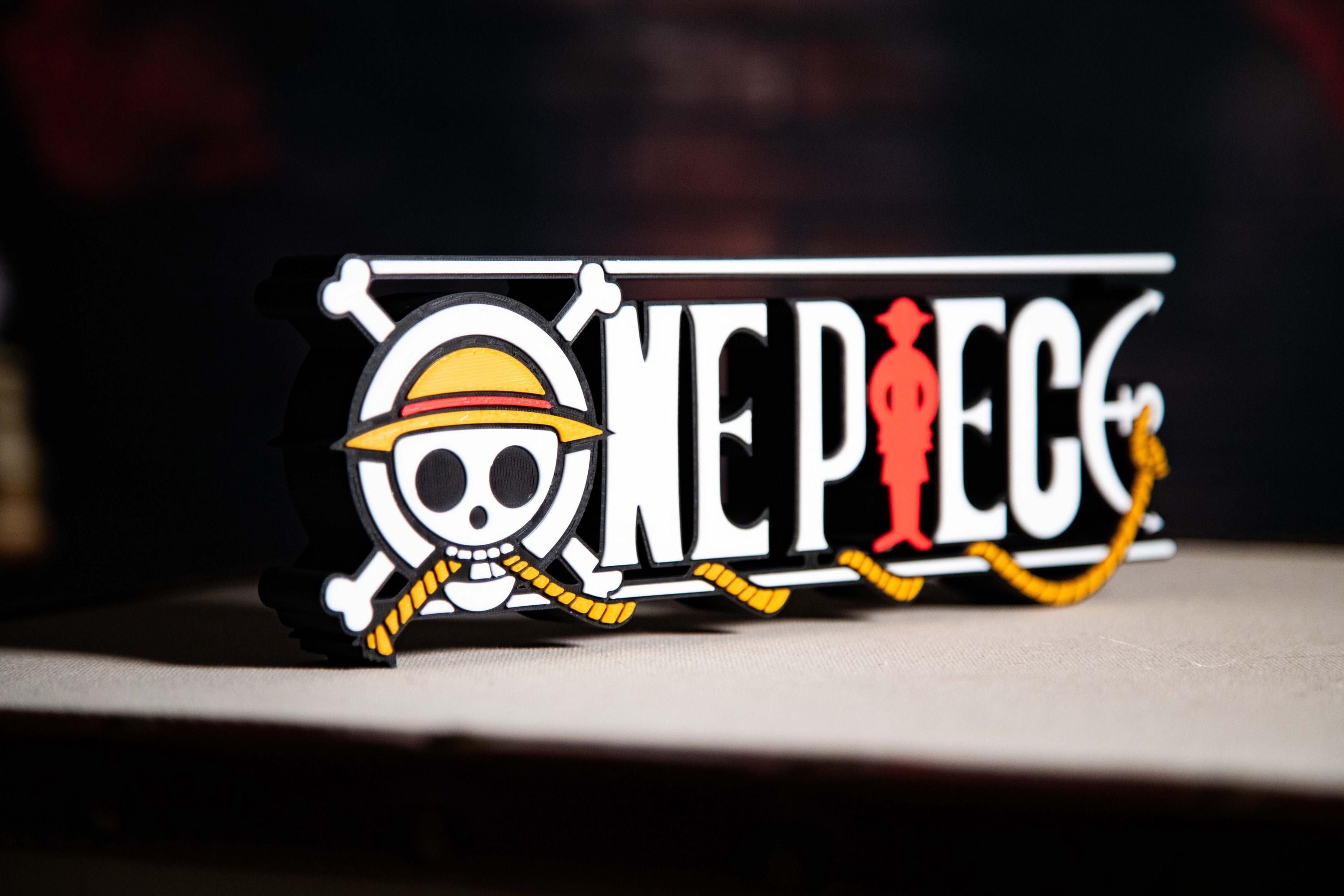 ONE PIECE Wall Decoration Logo to Place or Hang Luffy Decoration