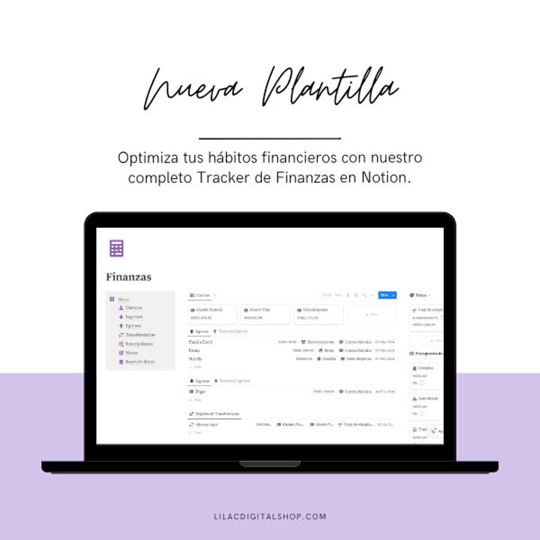 Tracker De Finanzas En Notion: Organiza Tus Finanzas Con Esta Plantilla ...